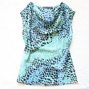 Outback Red Blue Green Patterned Top